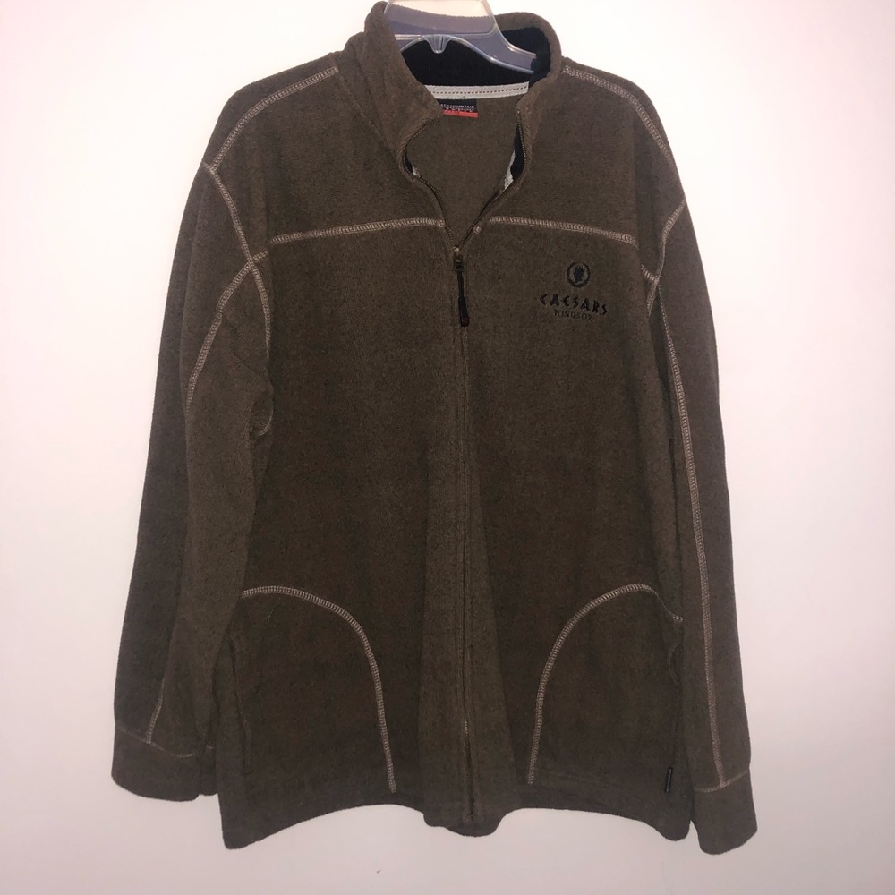 Caesars casino fleece jacket